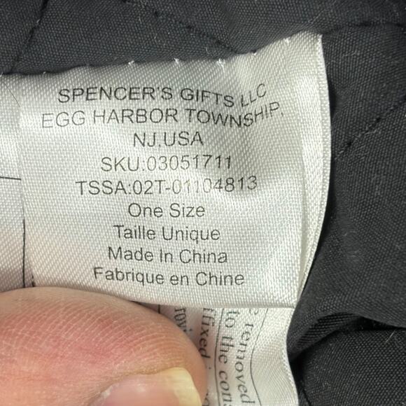 Spencer's Gifts Aviator Trapper Hat Faux Fur Trim Polyester Lining - Picture 4 of 9